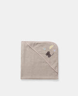 Petal Baby Kapuzenhandtuch, Moon Cat