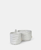 Kiki Aufbewahrungskörbe, 2er-Pack - Dew Stripe