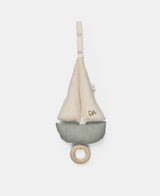 Pondus Segelboot Mobile, blau/off-white